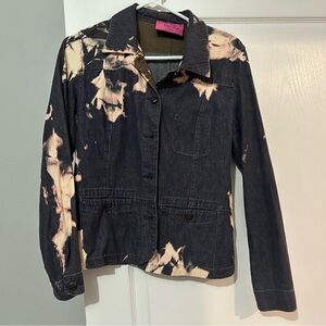 Custom Carol’s Denims Tie-Dye Denim Jacket